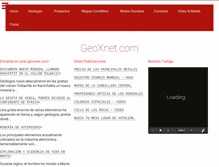 Tablet Screenshot of geoxnet.com